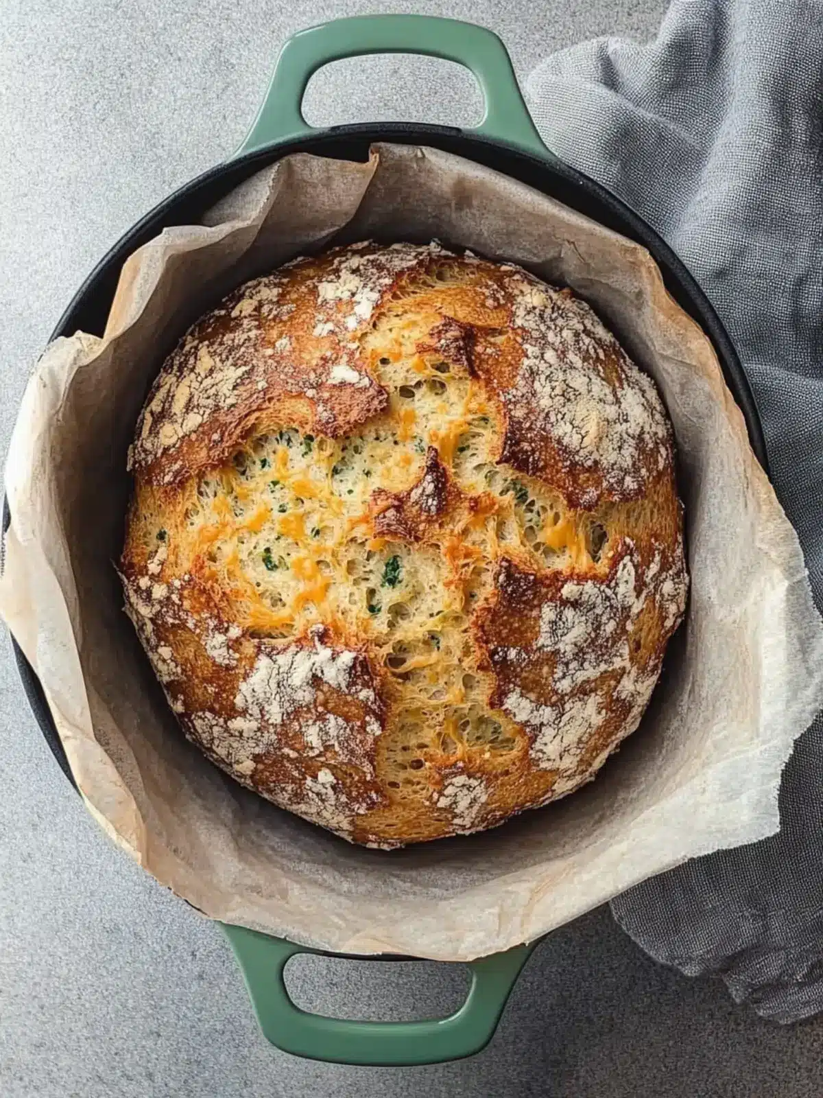 Cheesy Irish soda bread