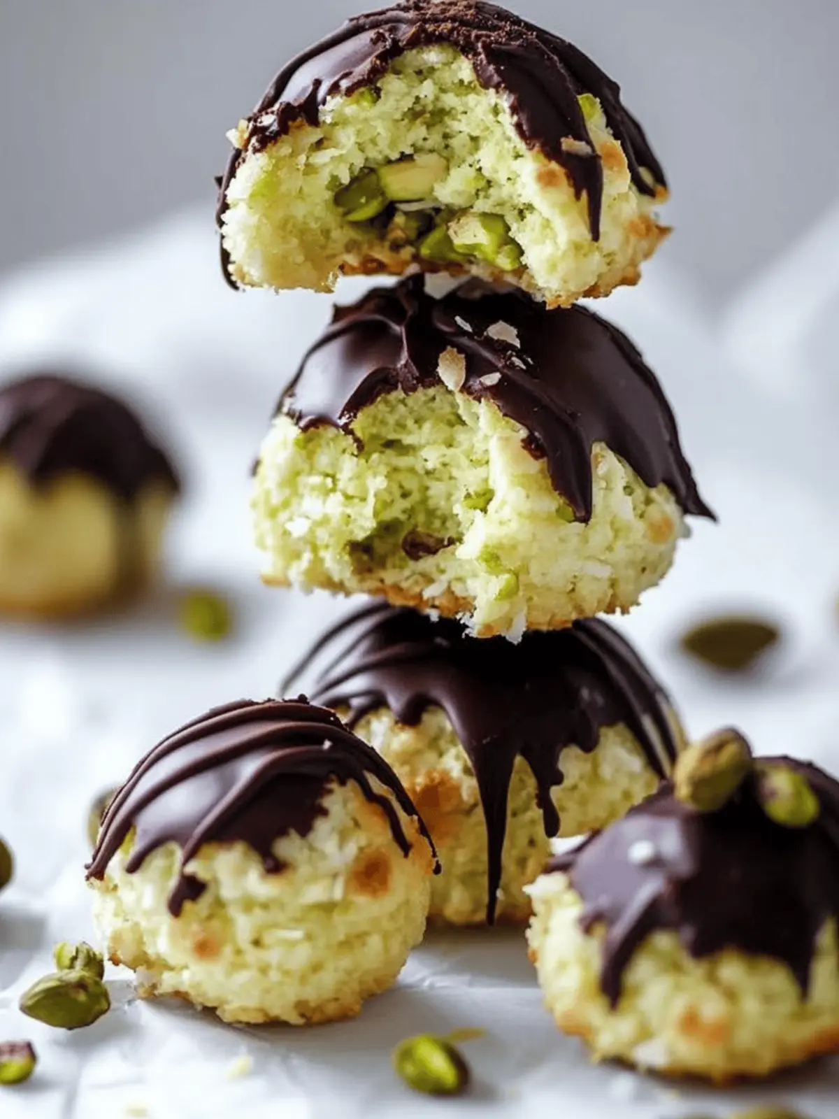 Pistachio Coconut Macaroons