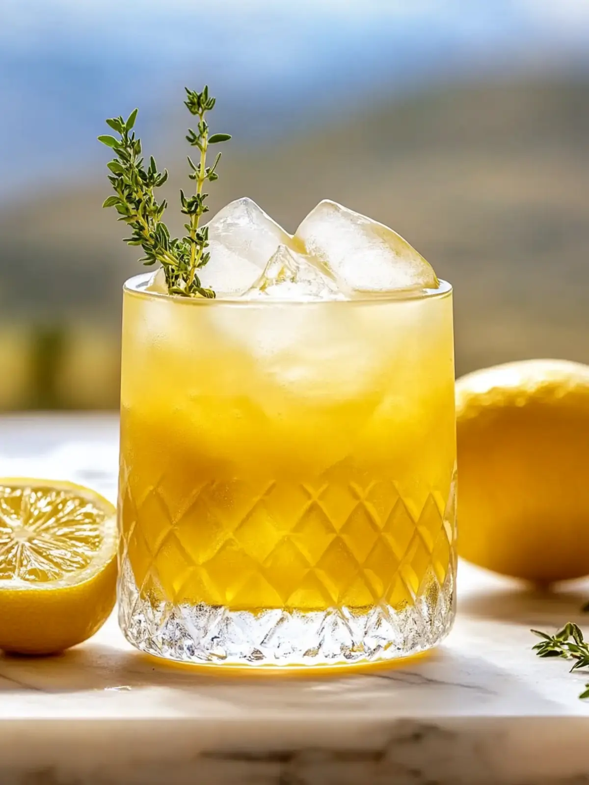 Honey Lemon Thyme Refresher