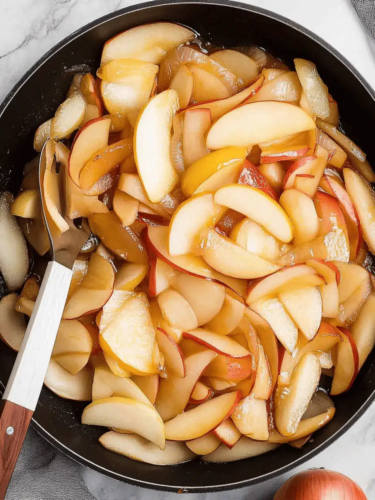 Fried Apples and Onions