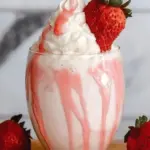 2-Ingredient Strawberry Whipped Milk