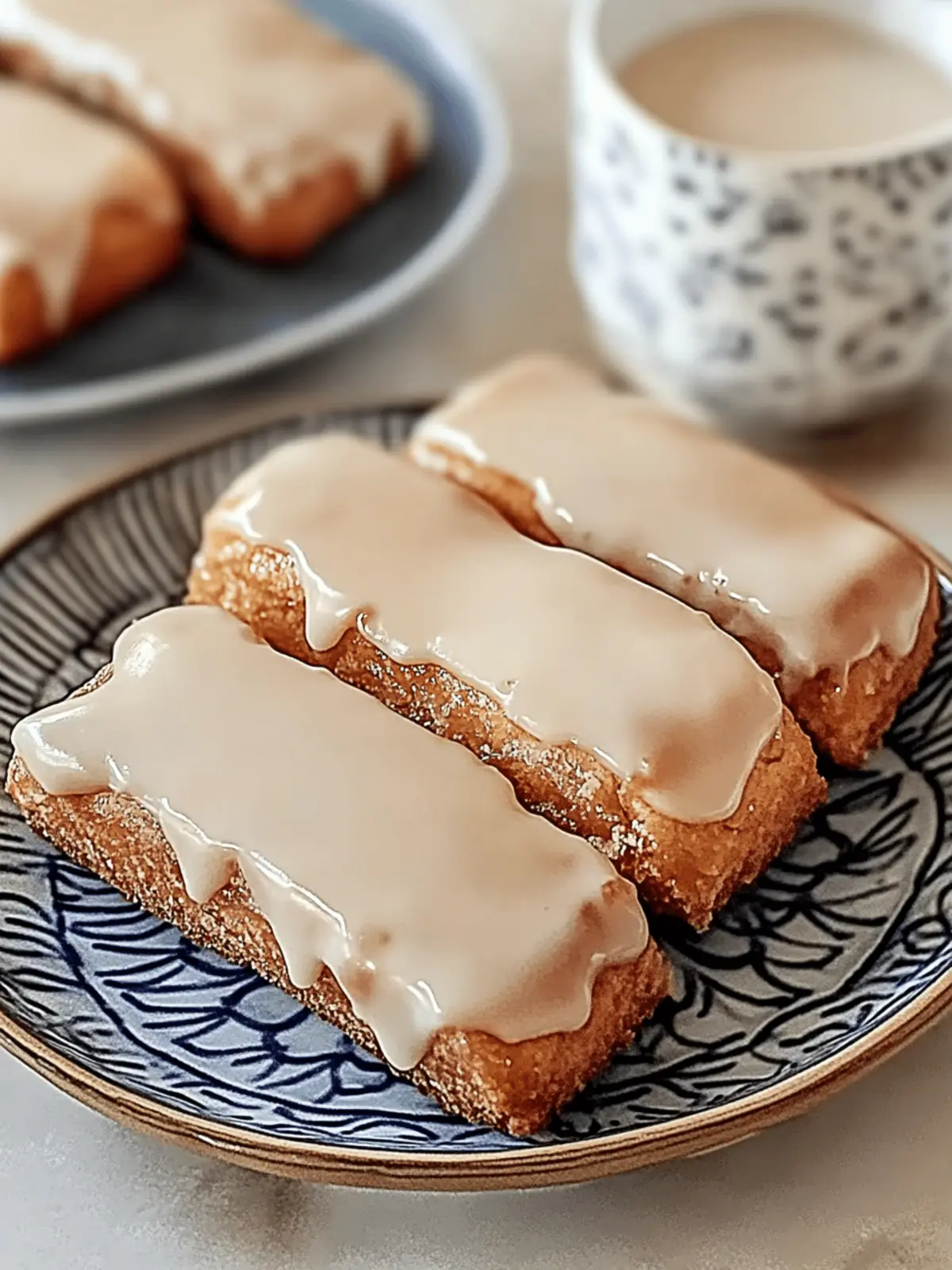 Soft Baked Maple Donut Bars