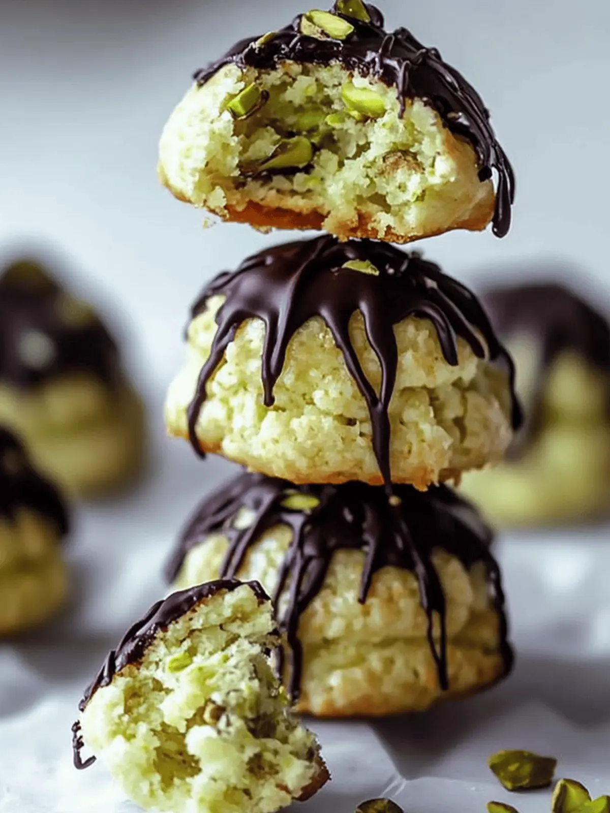 Pistachio Coconut Macaroons