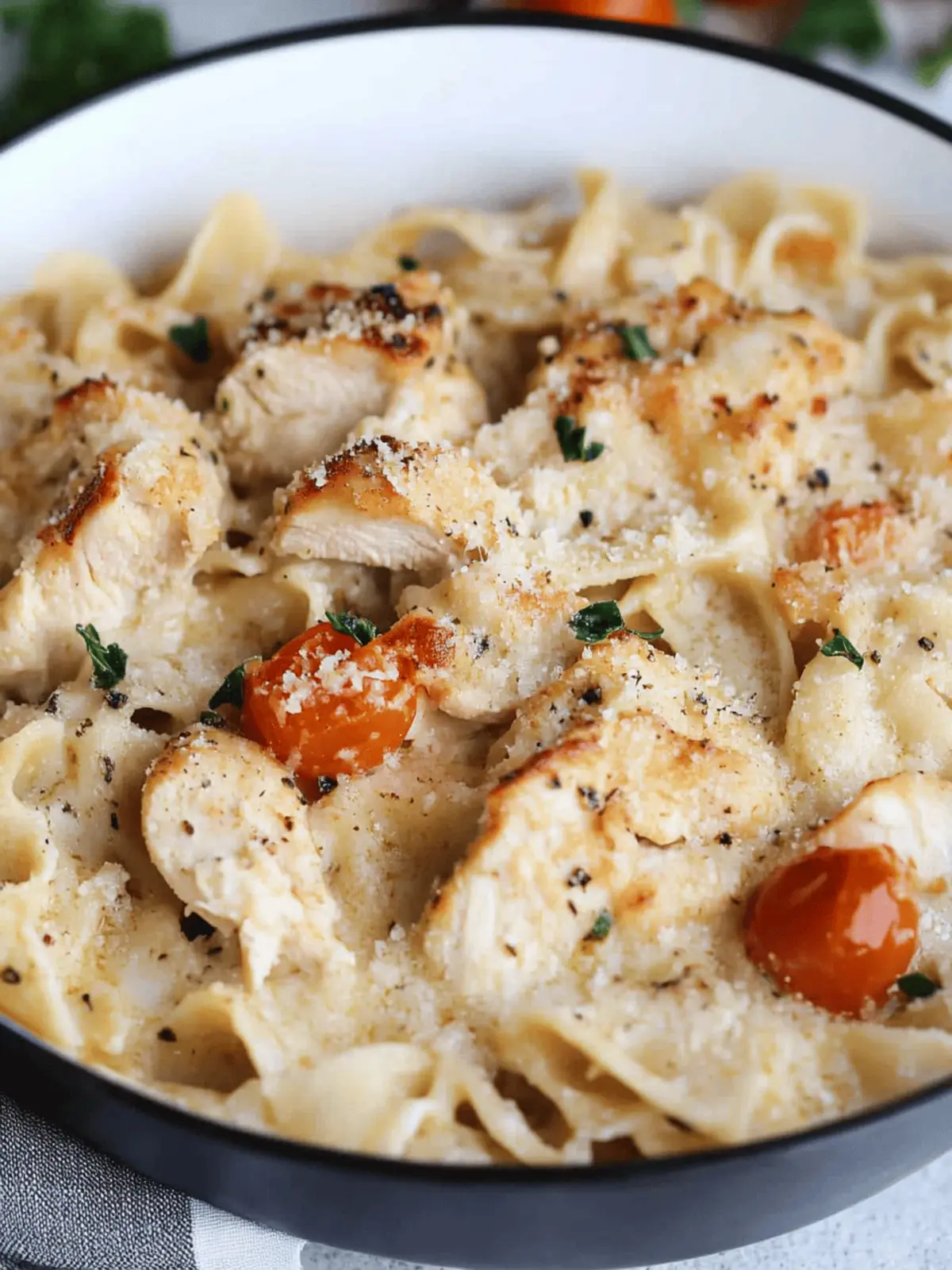 Chicken Garlic Parmesan Pasta