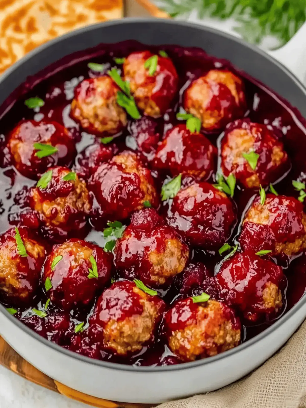 Quick Cranberry Meatballs That Make Weeknight Dinners Shine 2 Quick Cranberry Meatballs