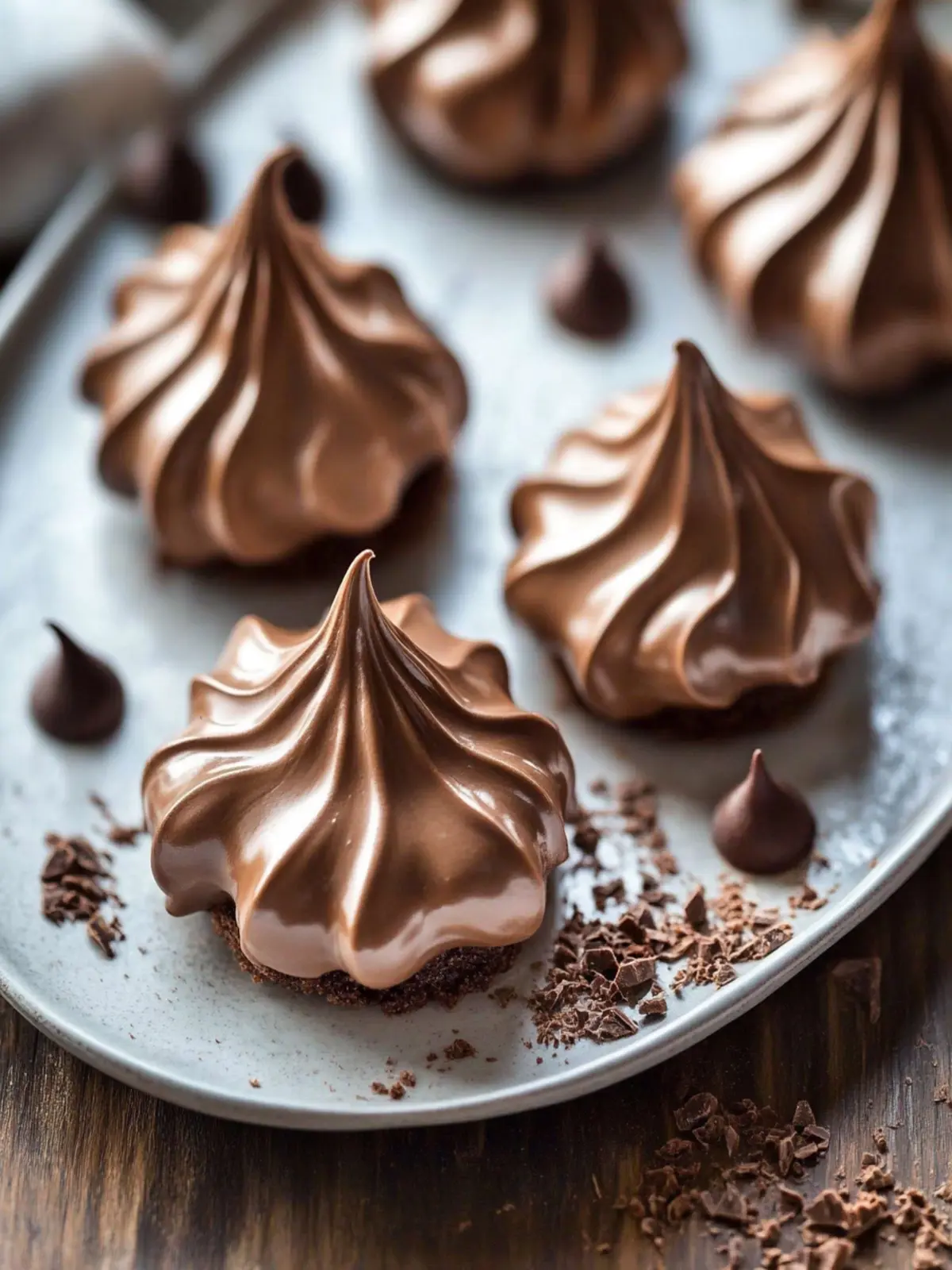 Delicious Chocolate Meringue Cookies