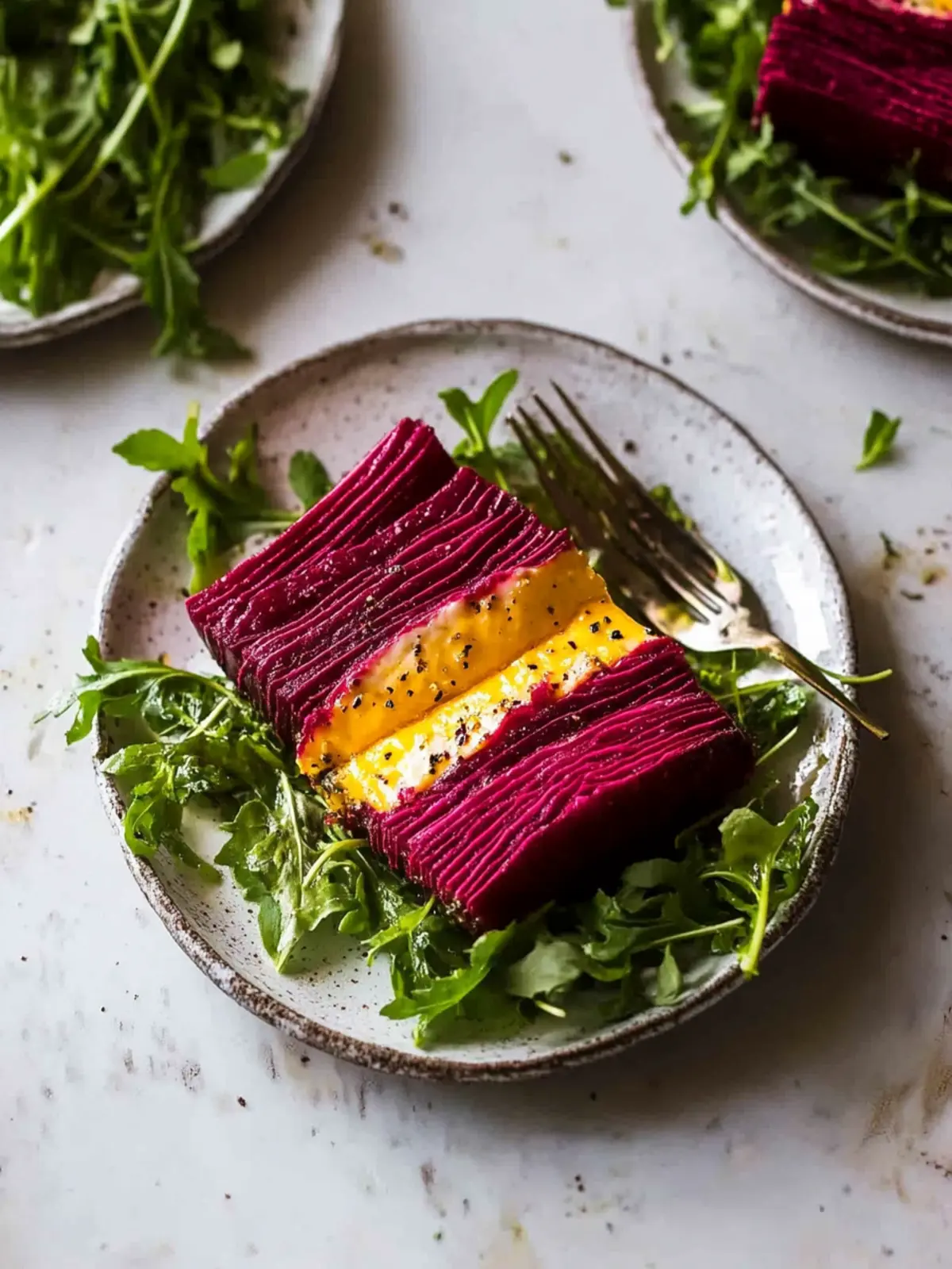 Beet Terrine With Herbed Goat Cheese