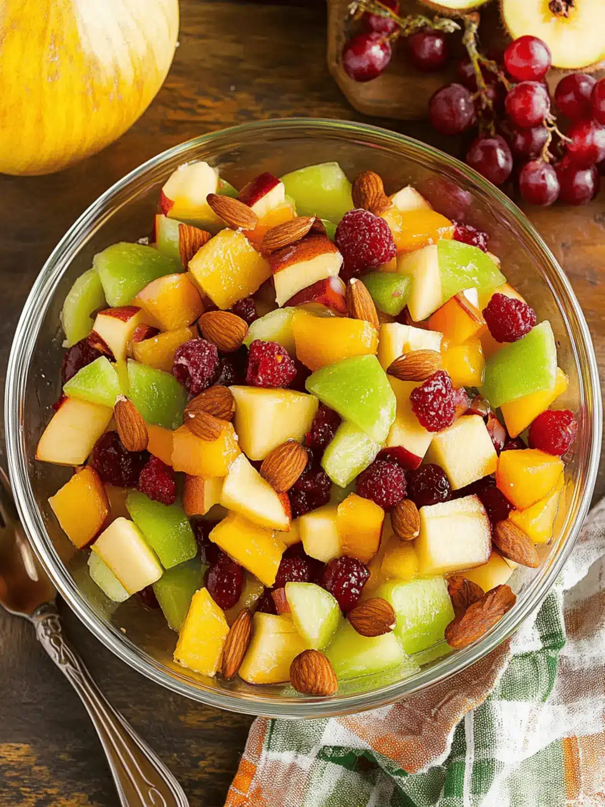 Fall Fruit Salad For Thanksgiving And Christmas