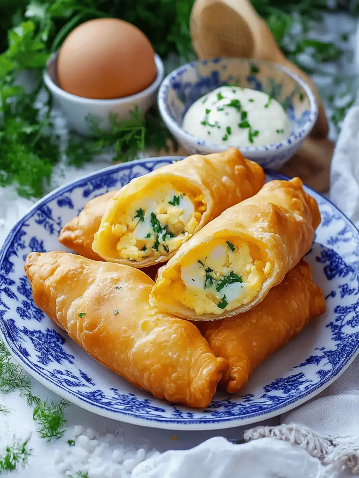 Cheesy Egg & Cheese Piroshki