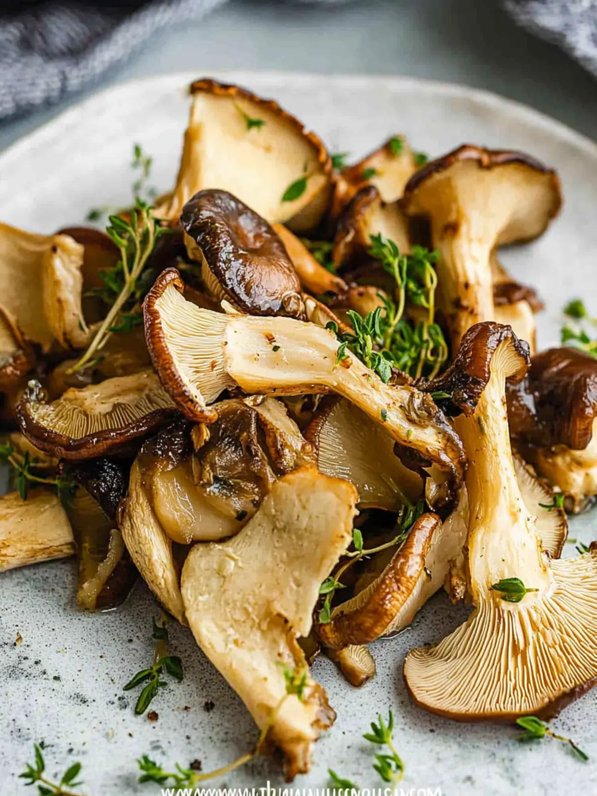 Garlic Butter Oyster Mushrooms