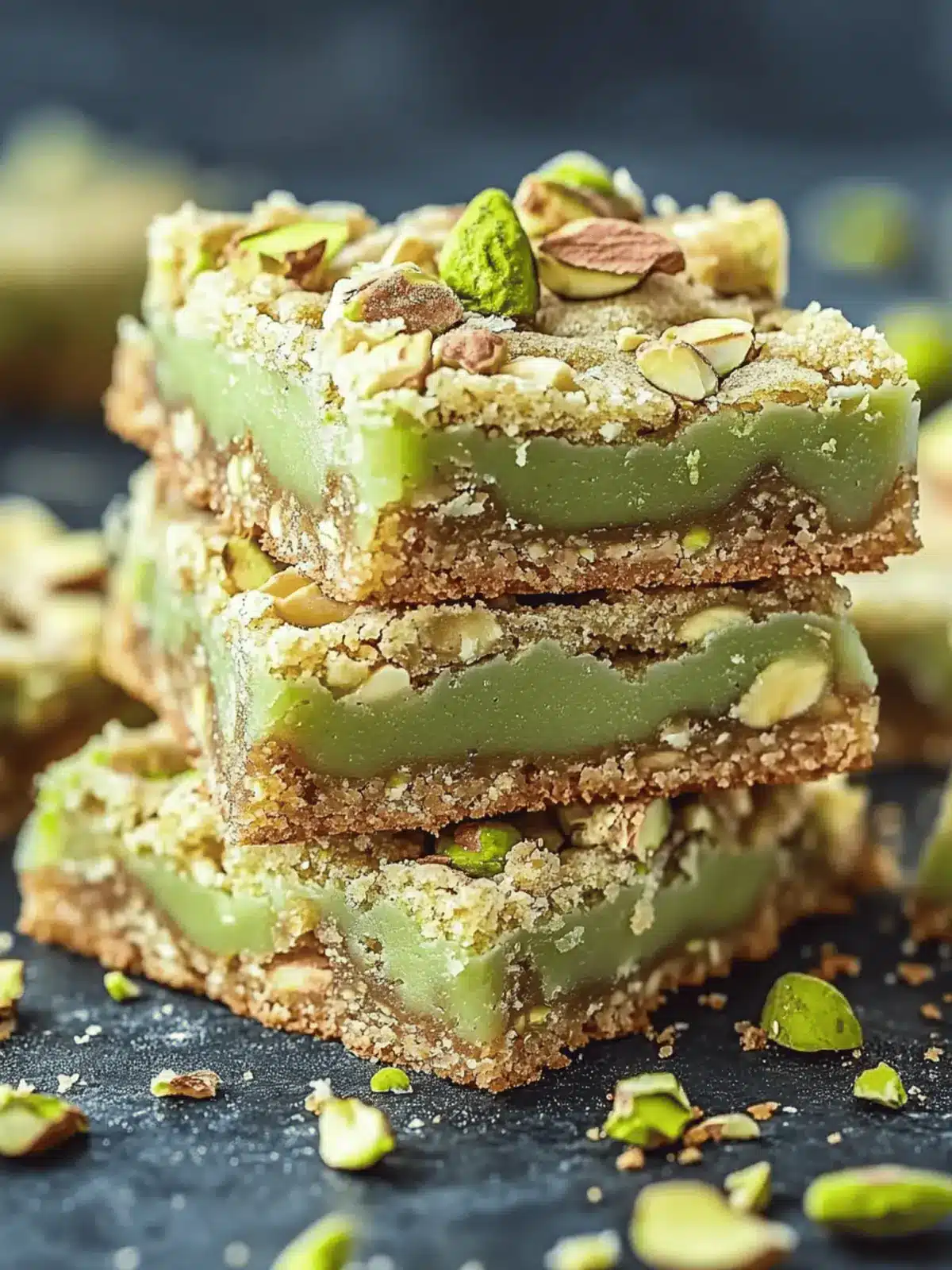 Pistachio Dream Cookie Bars: A Chewy Delight You’ll Love 3 Pistachio Dream Cookie Bars