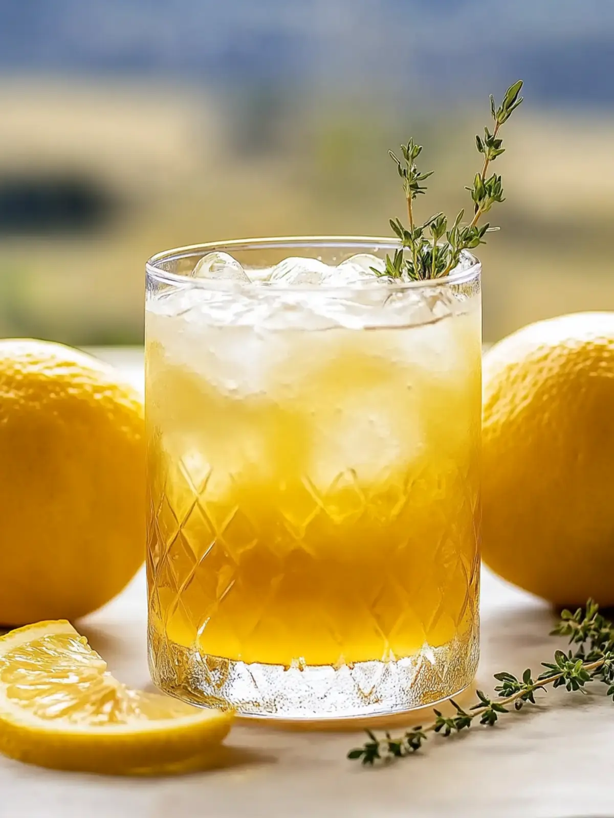 Honey Lemon Thyme Refresher