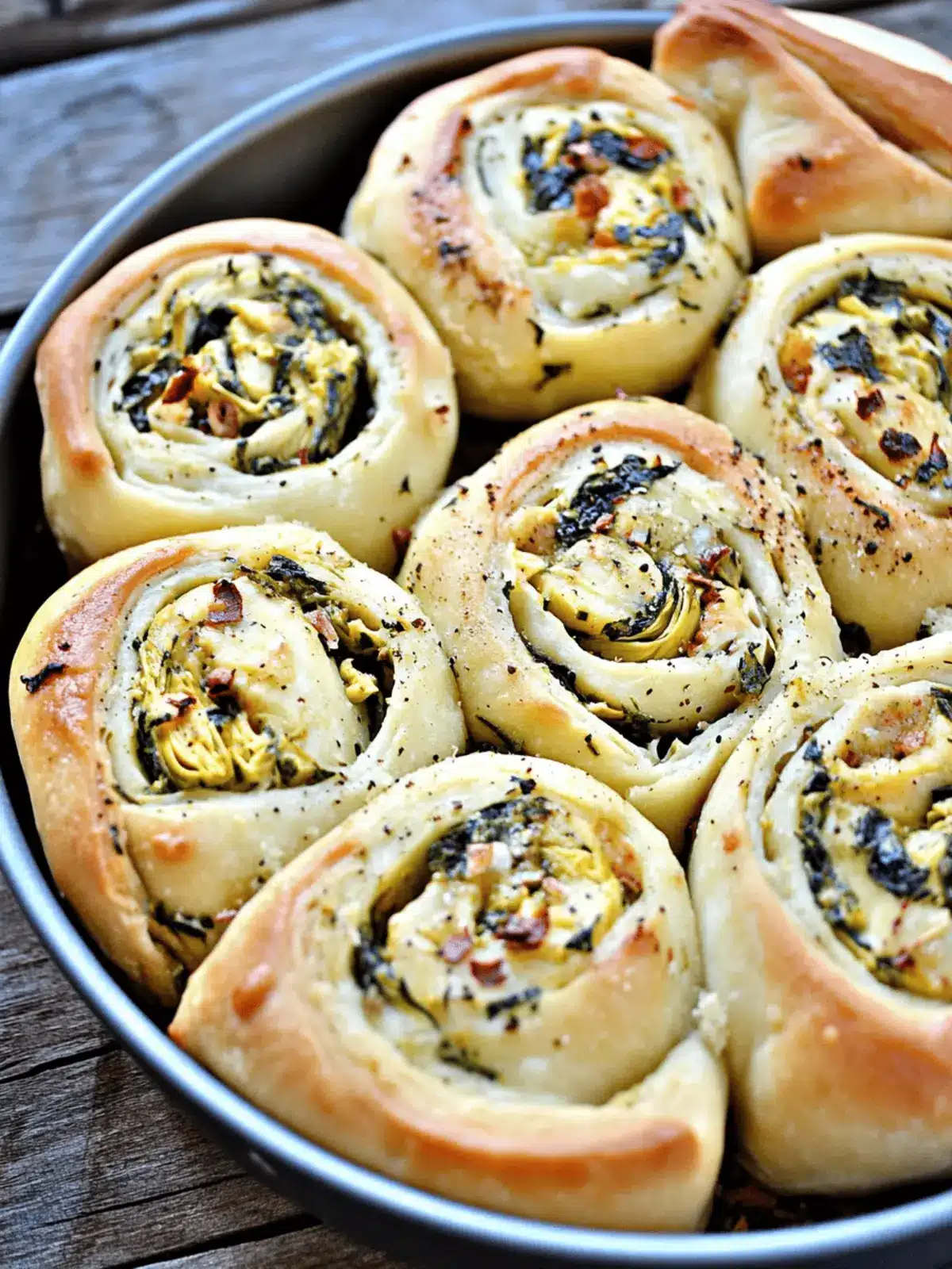 Vegan Savory Spinach and Artichoke Rolls You’ll Crave Every Day 5 Vegan Savory Spinach and Artichoke Rolls