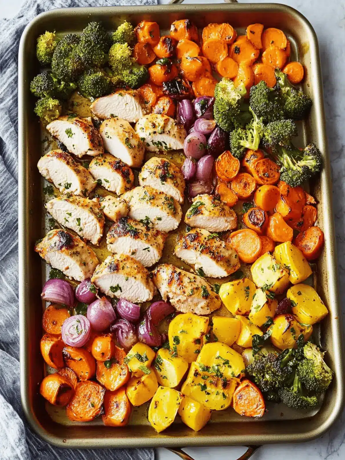 Sheet-Pan Chicken Recipe with Rainbow Vegetables for Easy Joy 5 Sheet-Pan Chicken Recipe with Rainbow Vegetables
