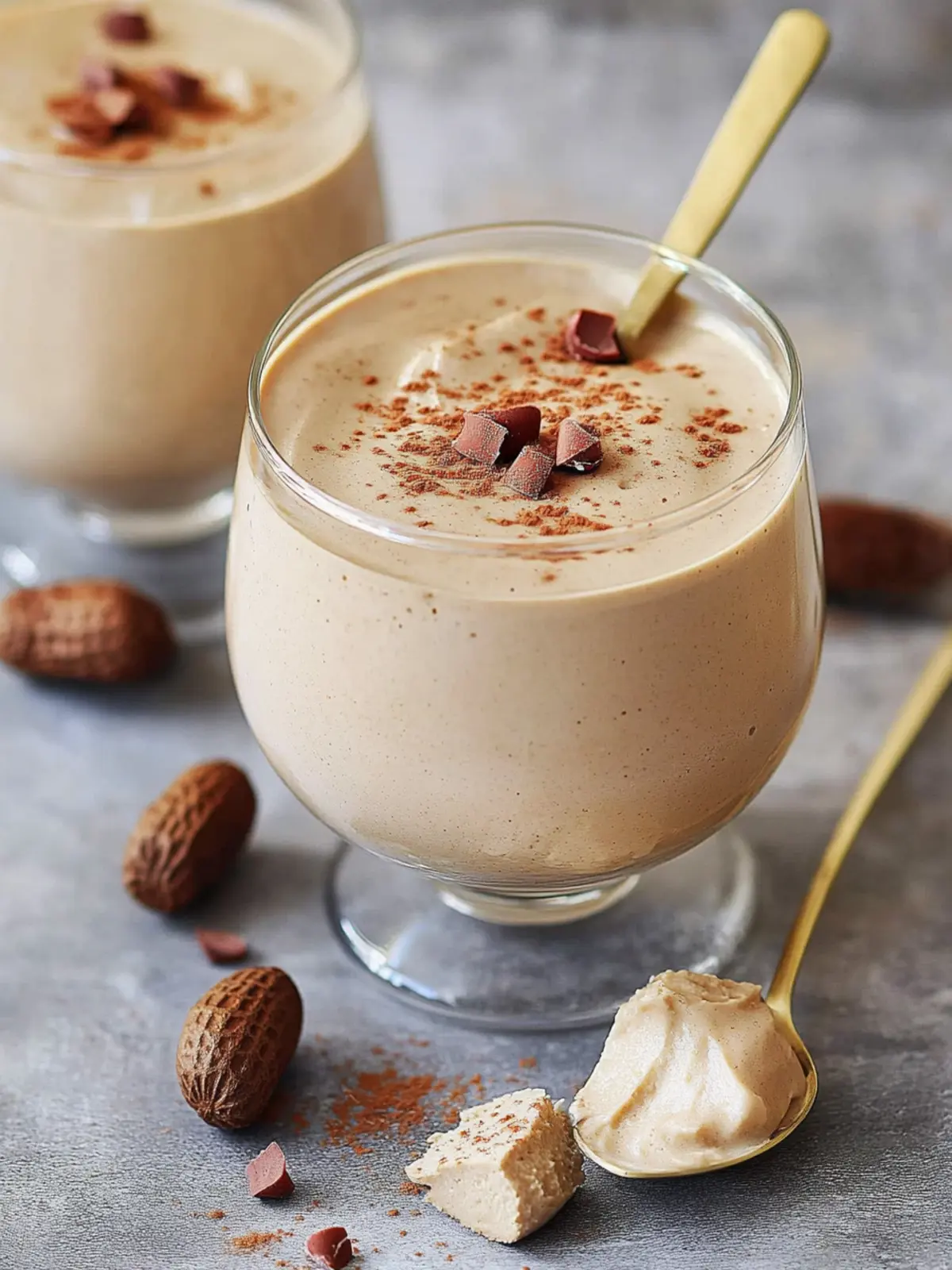 Peanut Butter Mousse with Aquafaba