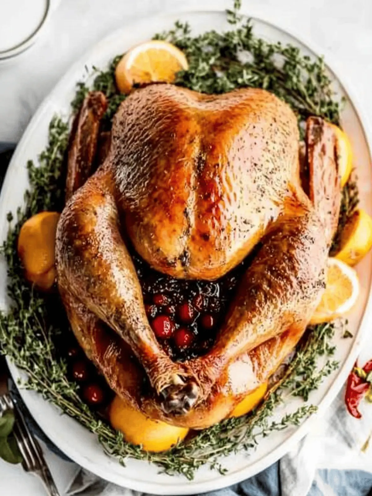 Classic Roast Turkey with Herb Butter & Zesty Cranberry Sauce 5 Classic Roast Turkey with Herb Butter and Cranberry Sauce