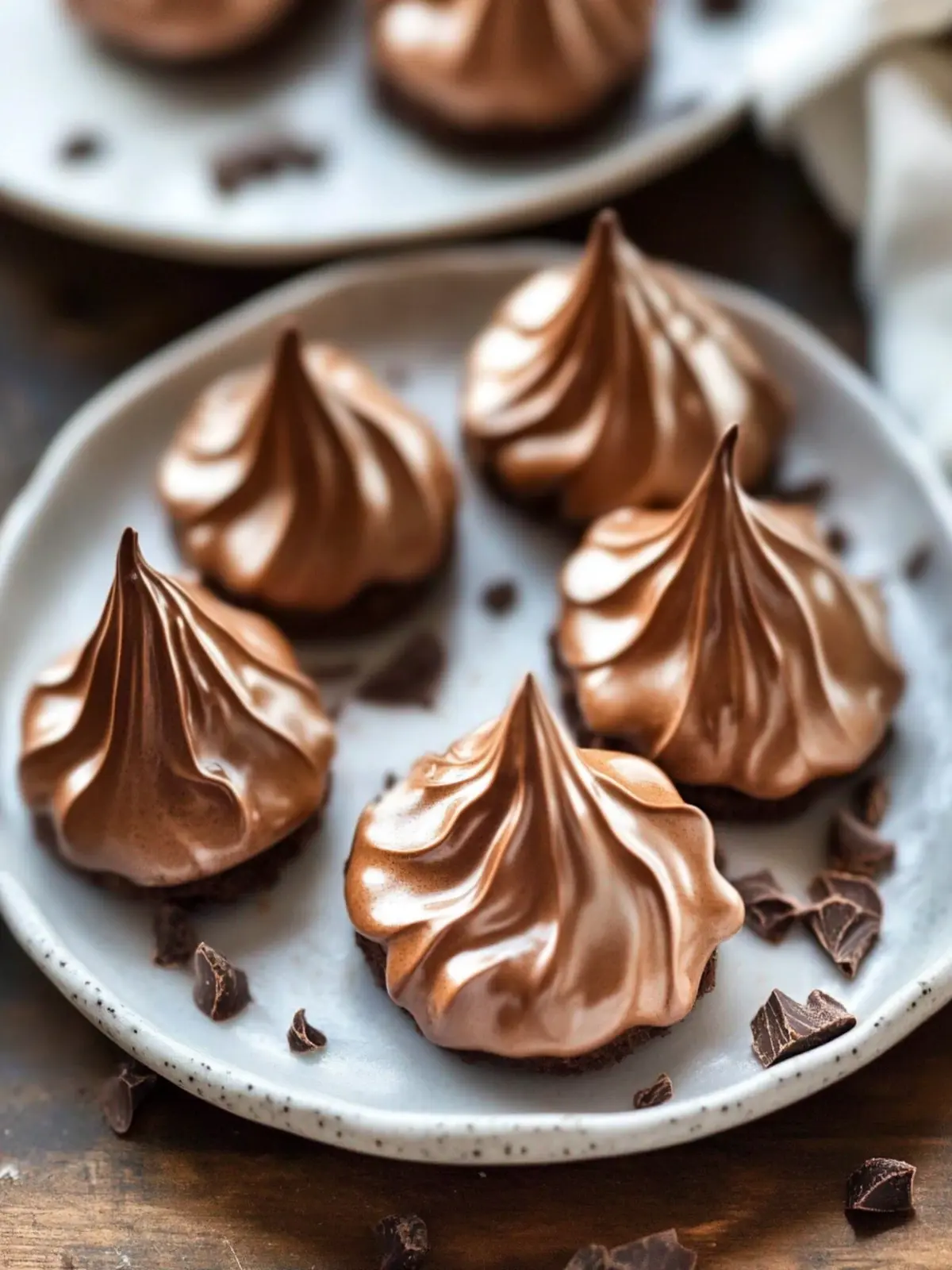 Delicious Chocolate Meringue Cookies