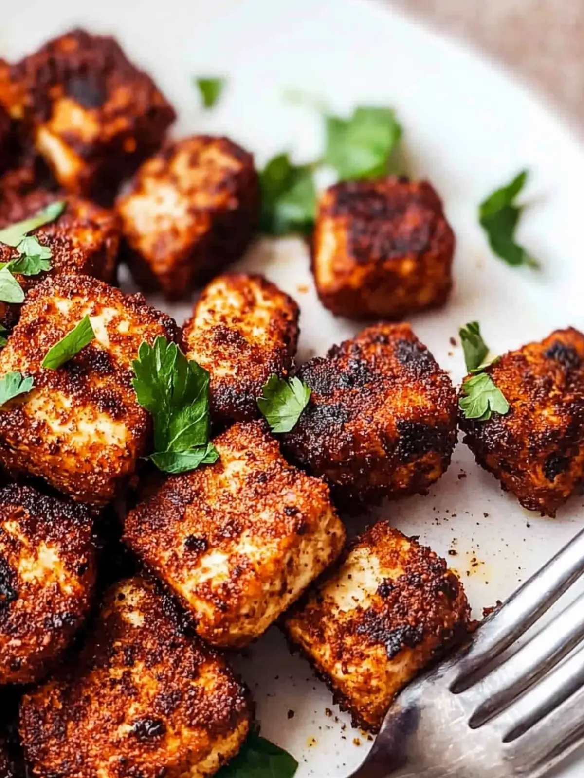 Crispy Cajun Tofu Bites