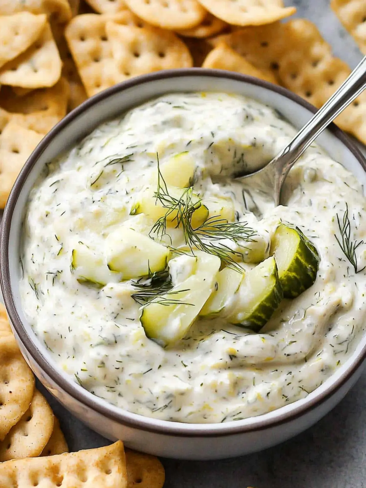 Dairy Free Dill Pickle Dip