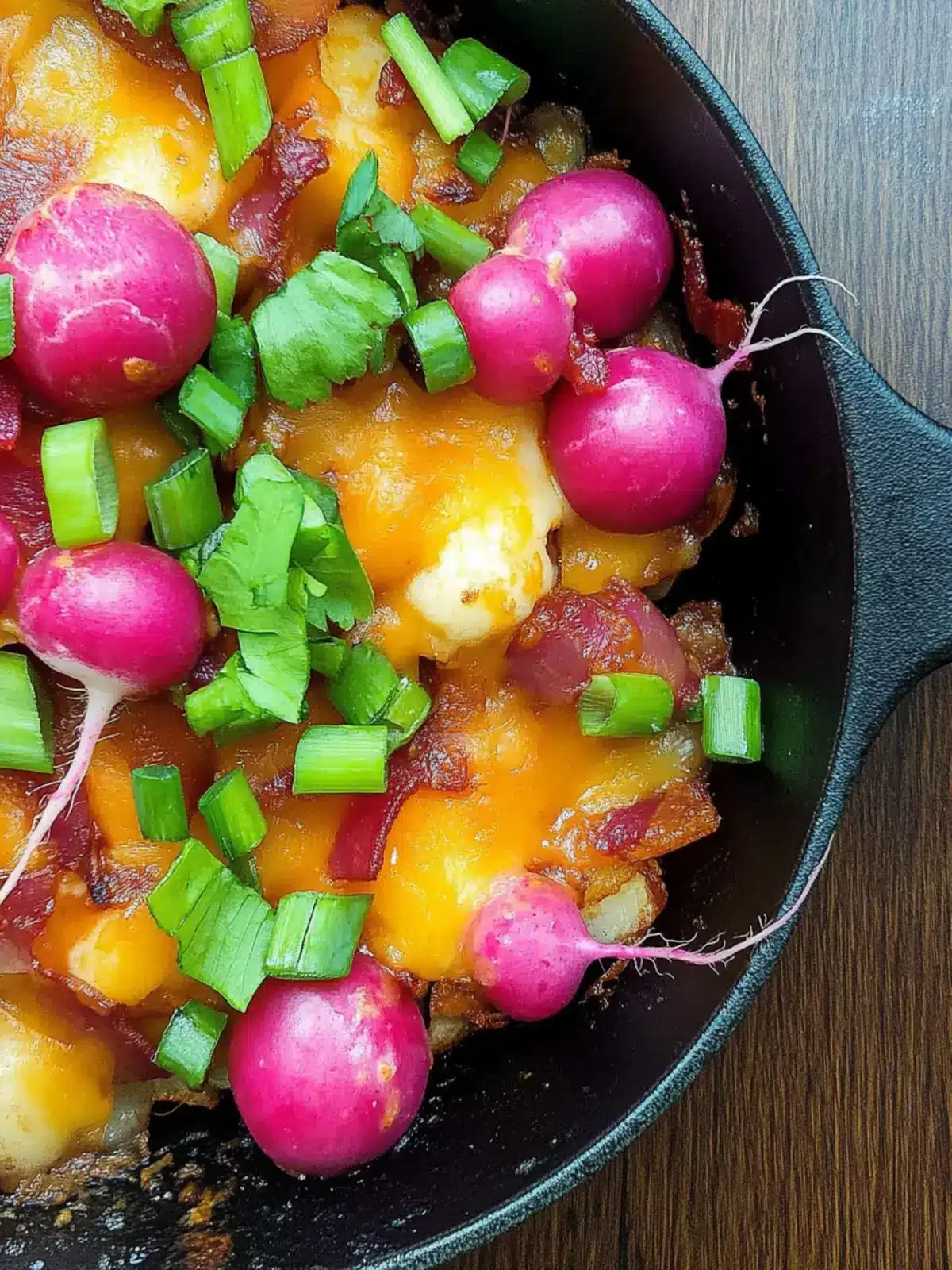 Loaded Radishes with Cheddar and Bacon: A Flavorful Twist 4 Loaded Radishes