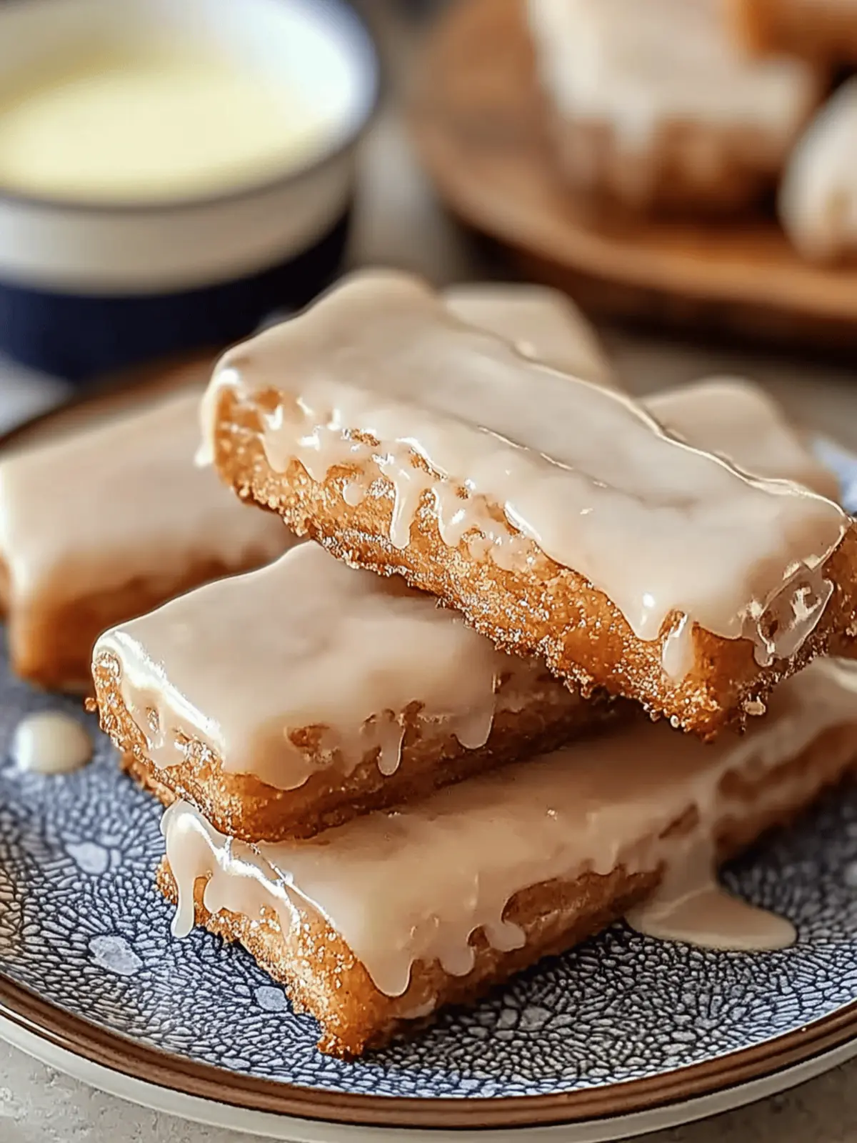Soft Baked Maple Donut Bars