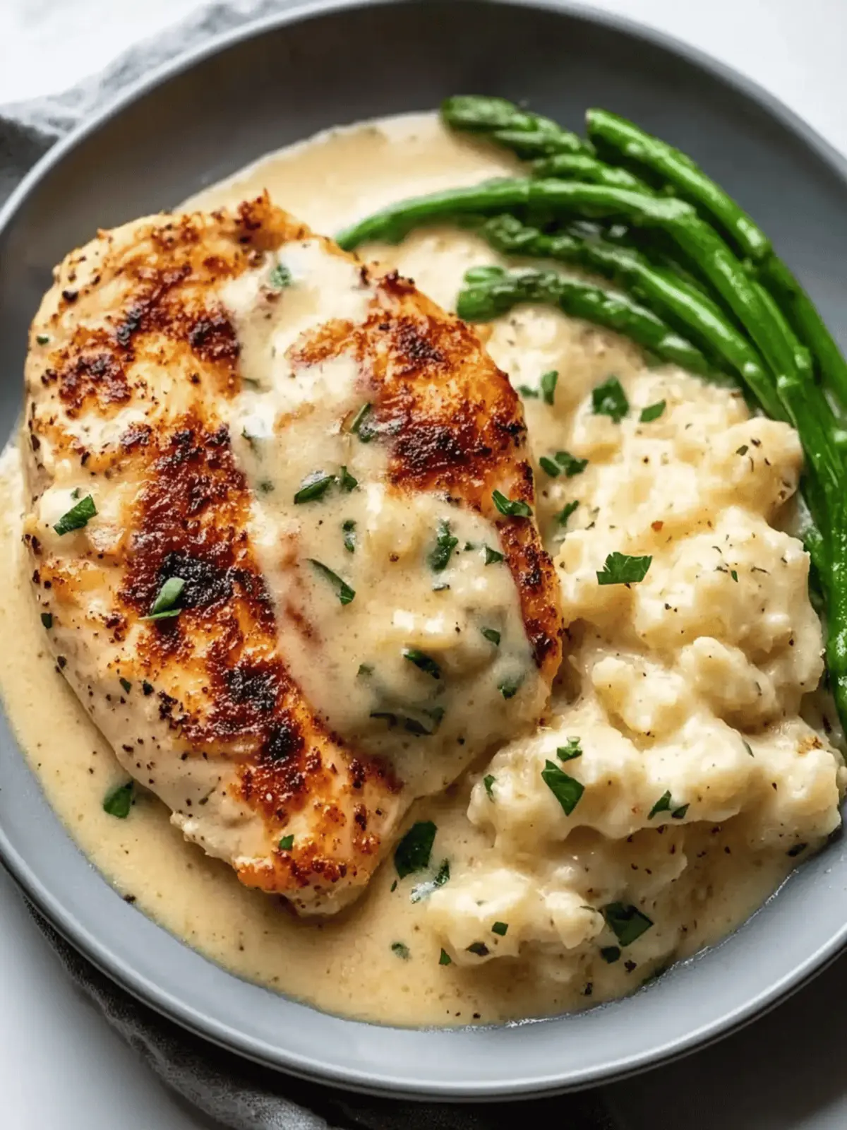 Creamy Garlic Parmesan Chicken Breast