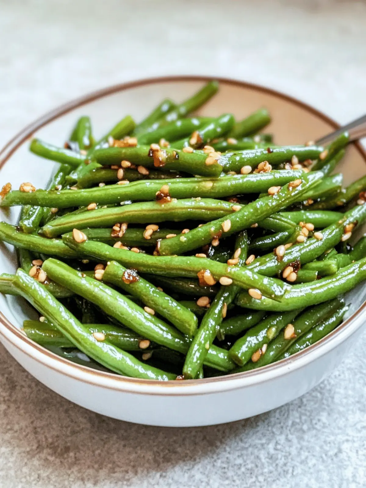 Garlic Sesame Green Beans: A Flavor-Packed Side in Minutes 3 Garlic Sesame Green Beans