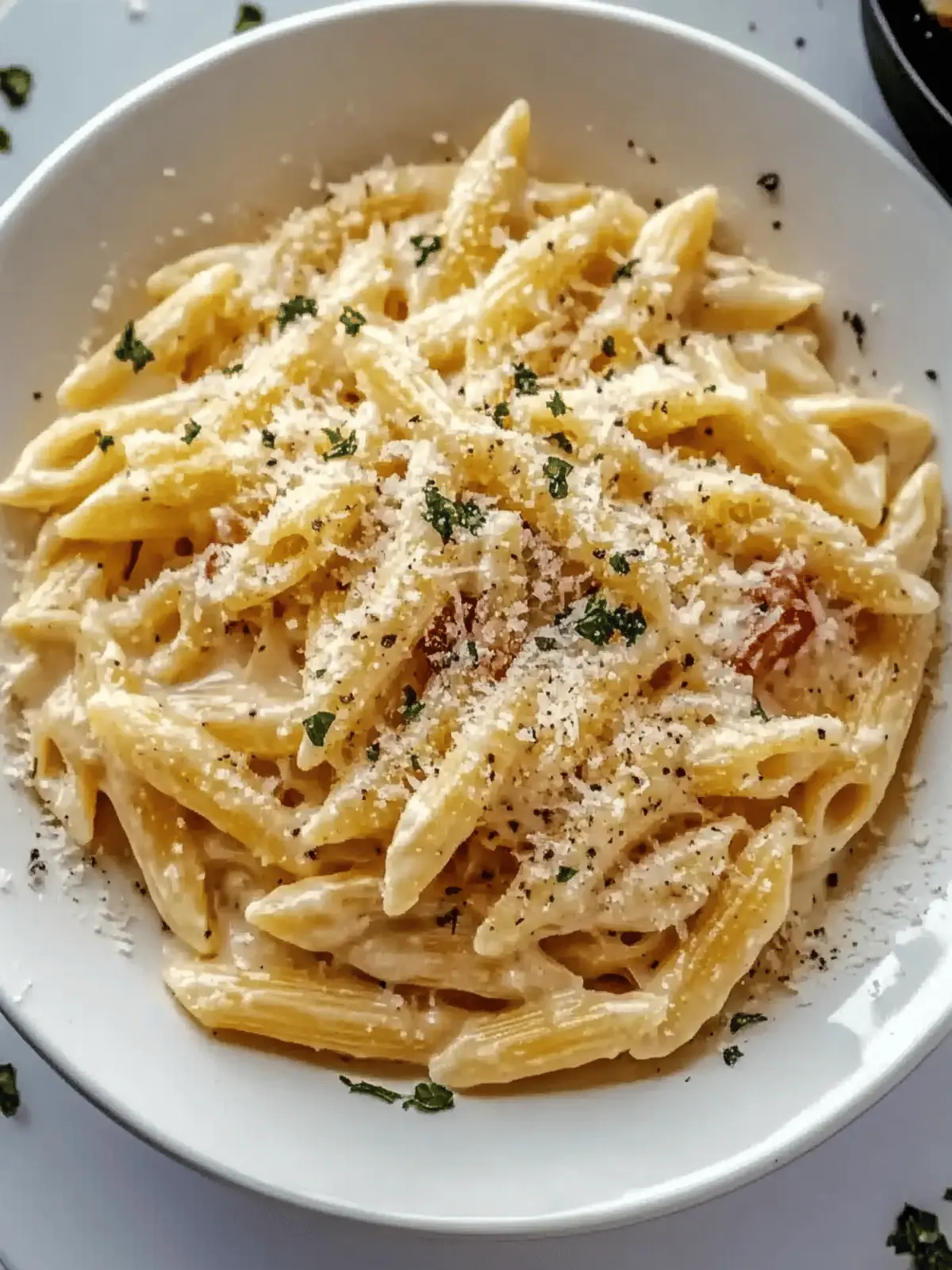 One Pot Creamy Garlic Pasta