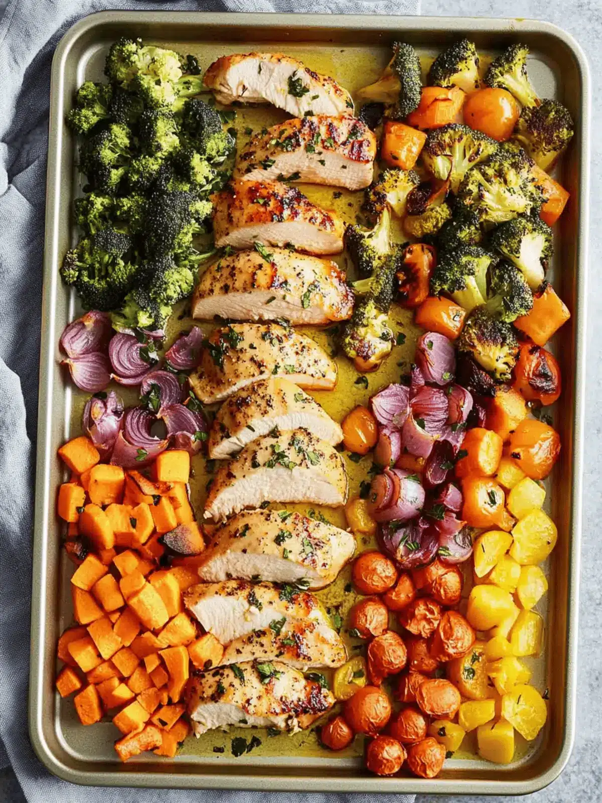 Sheet-Pan Chicken Recipe with Rainbow Vegetables for Easy Joy 3 Sheet-Pan Chicken Recipe with Rainbow Vegetables