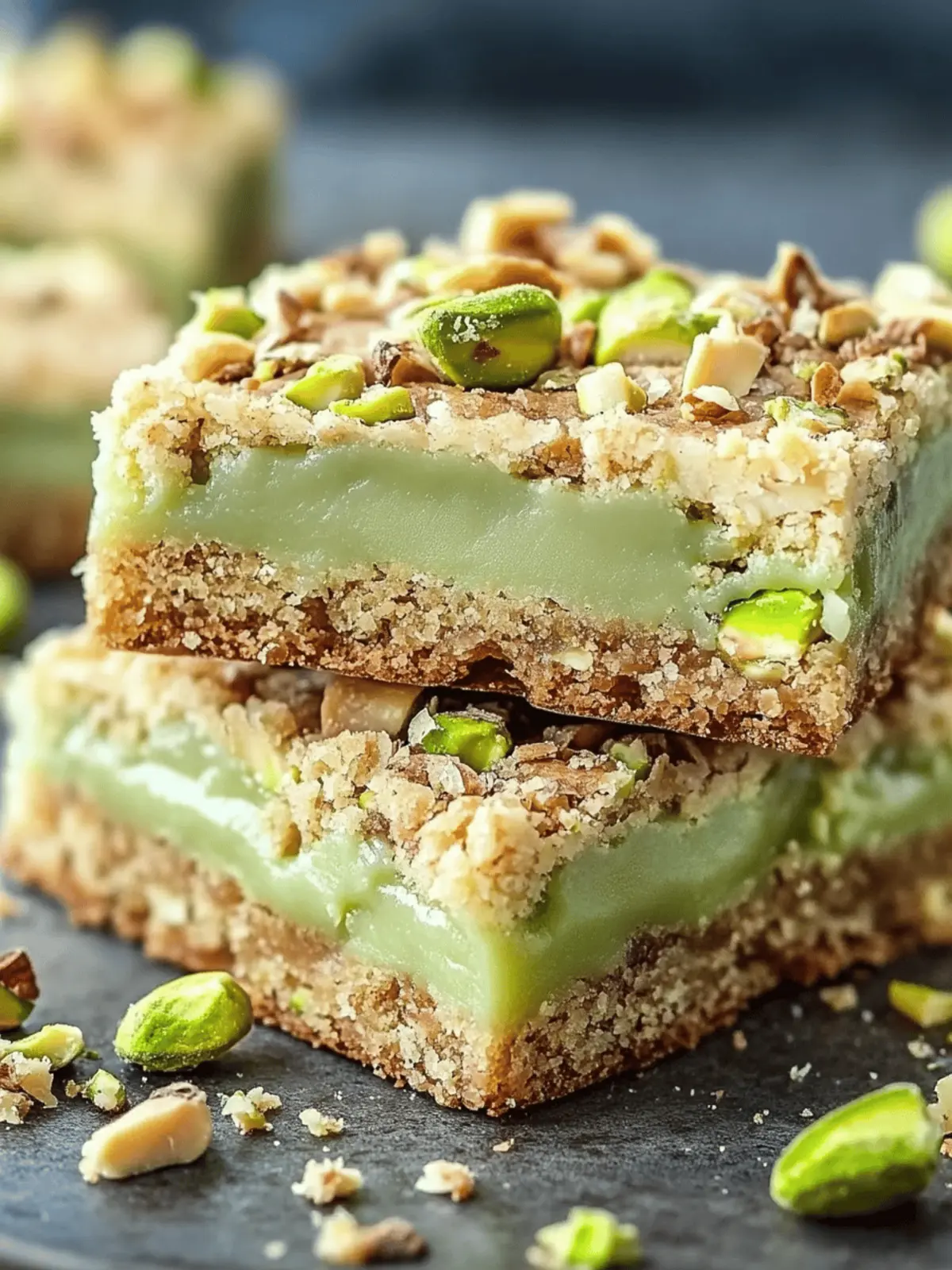 Pistachio Dream Cookie Bars: A Chewy Delight You’ll Love 2 Pistachio Dream Cookie Bars