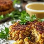 Transform Leftover Stuffing into Crispy Flavorful Cakes 8 Leftover Stuffing Cakes