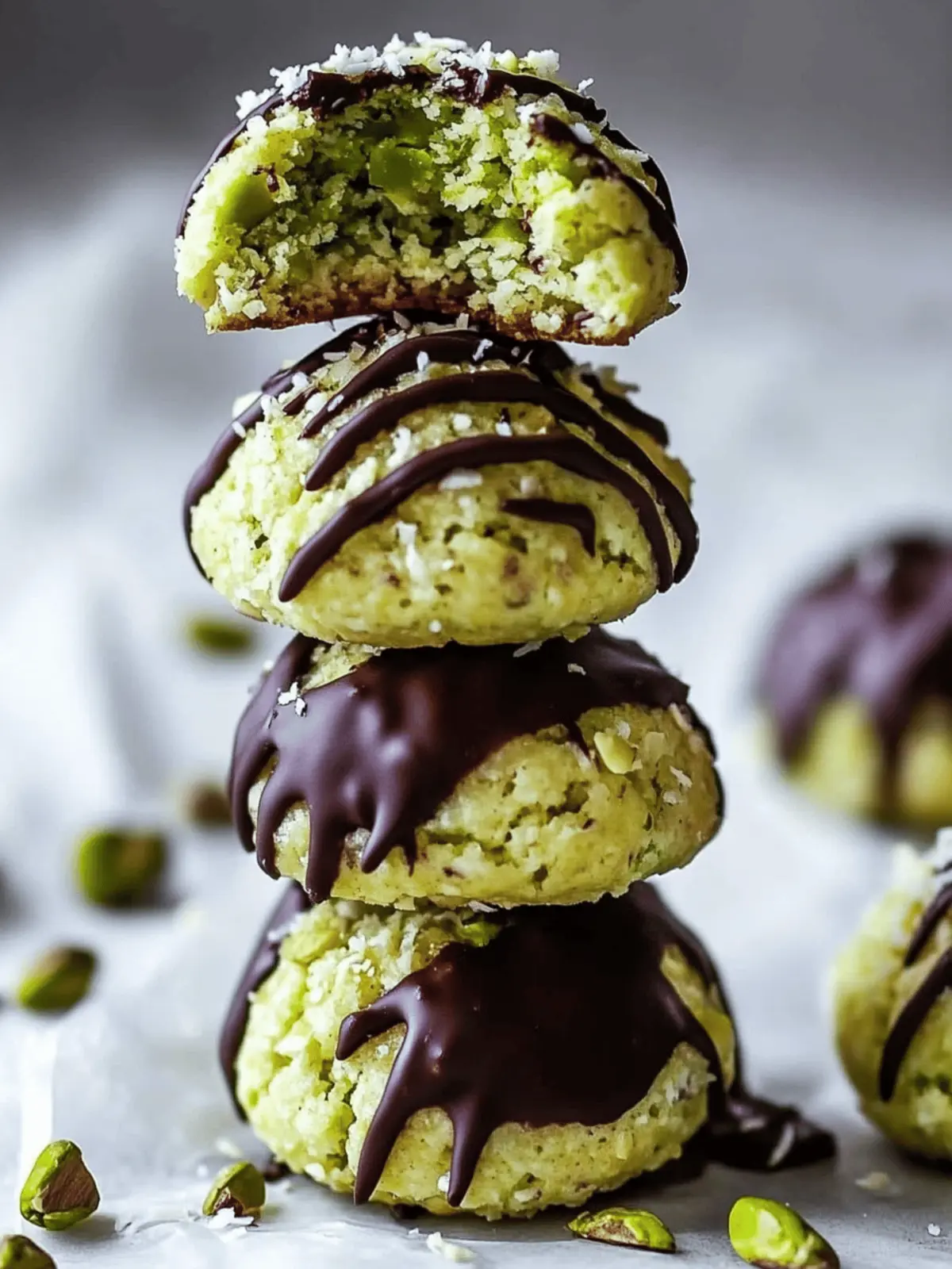 Pistachio Coconut Macaroons