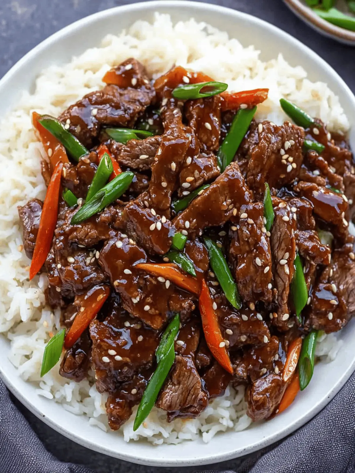 Easy Mongolian Beef