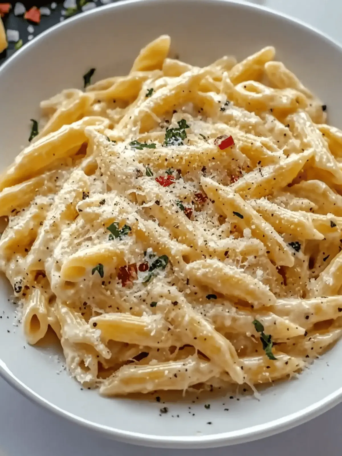 One Pot Creamy Garlic Pasta