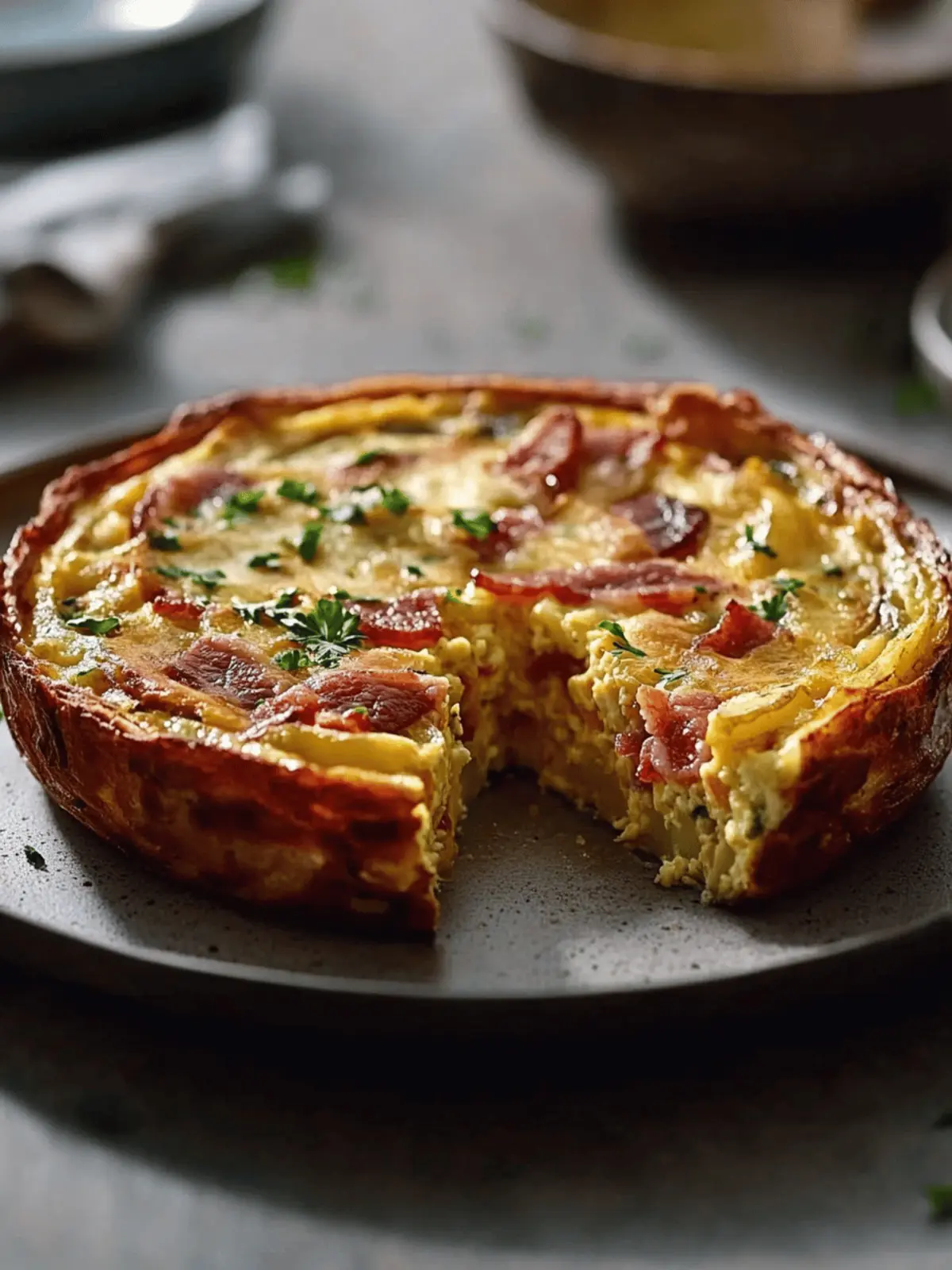 Bacon Potato Frittata