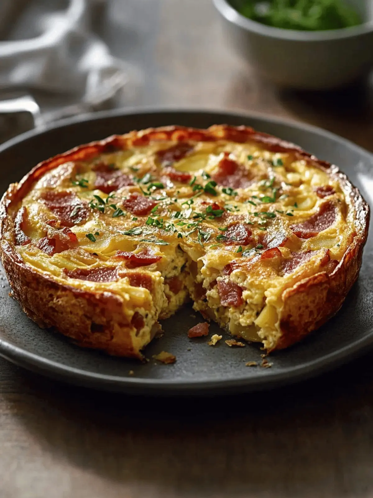 Bacon Potato Frittata