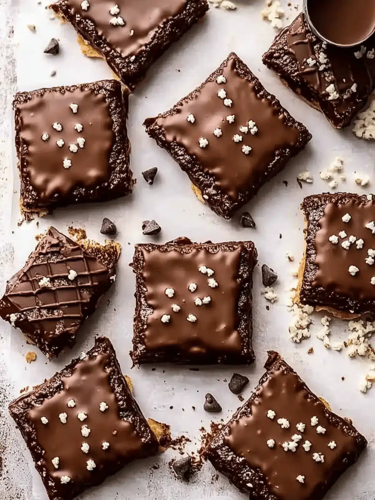 Homemade Chocolate Fudge Pop Tarts