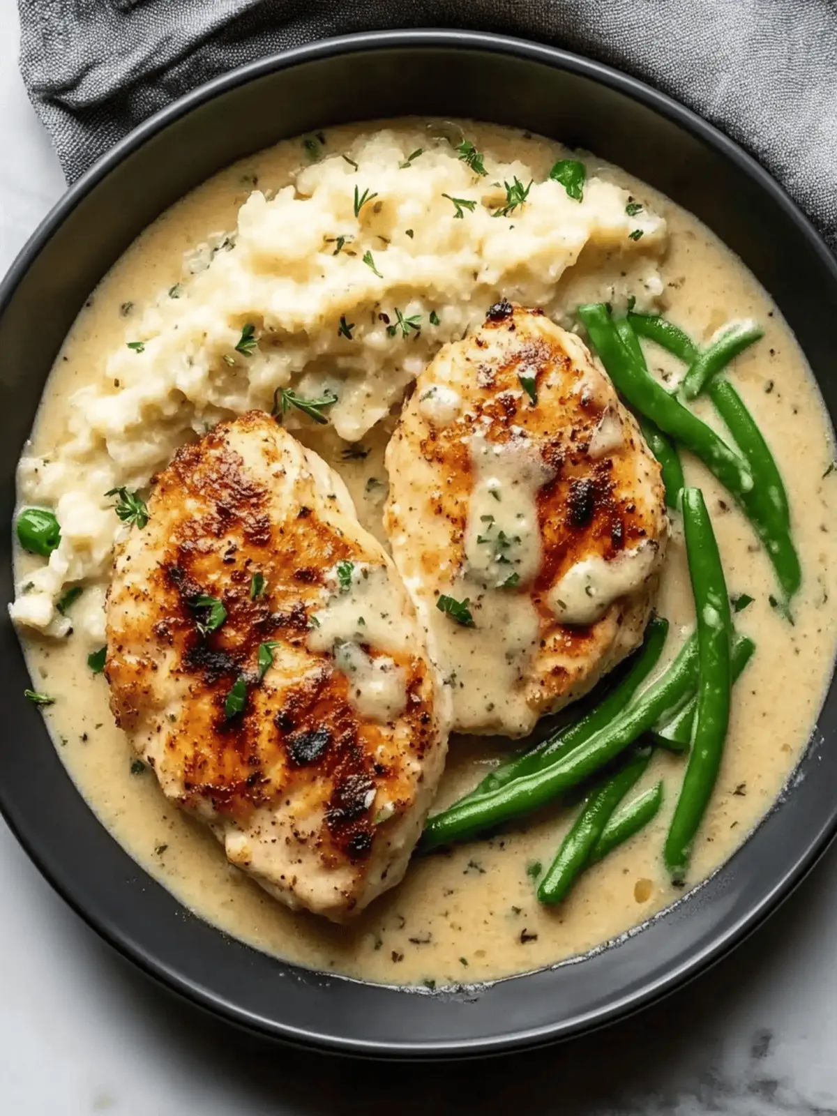 Creamy Garlic Parmesan Chicken Breast