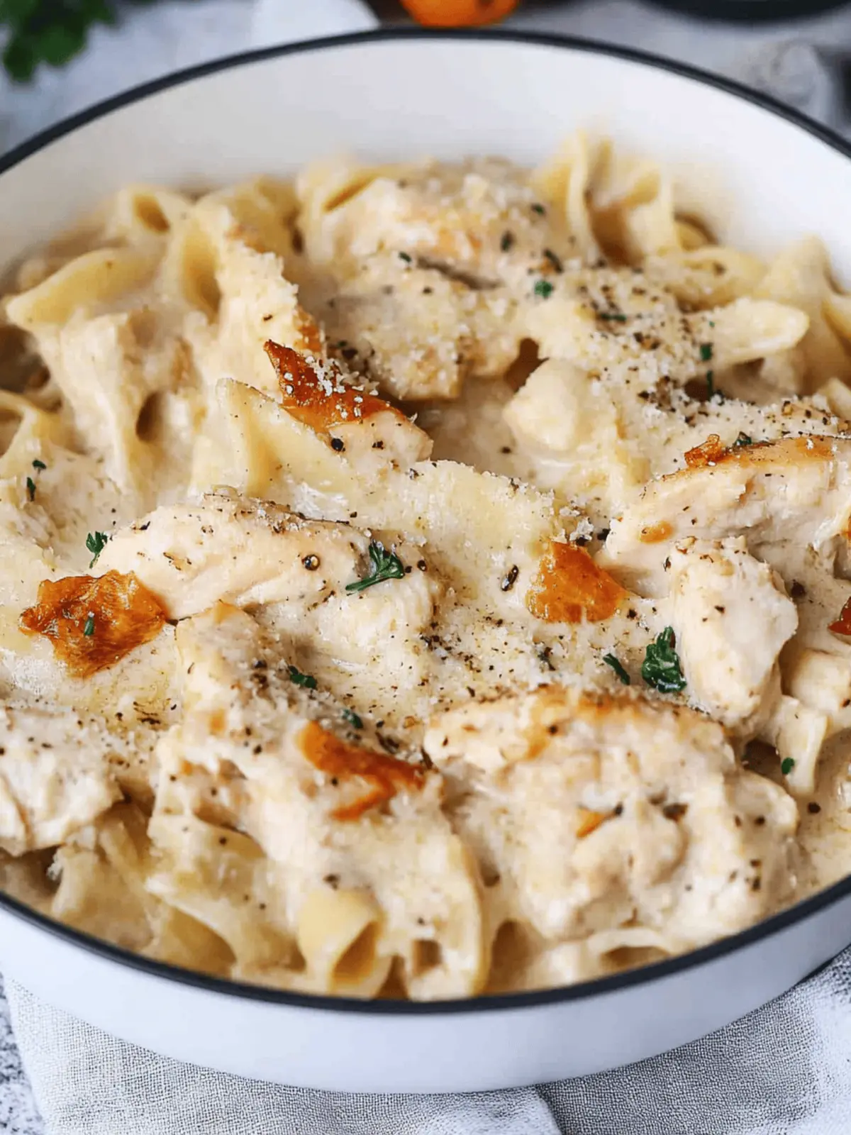 Chicken Garlic Parmesan Pasta