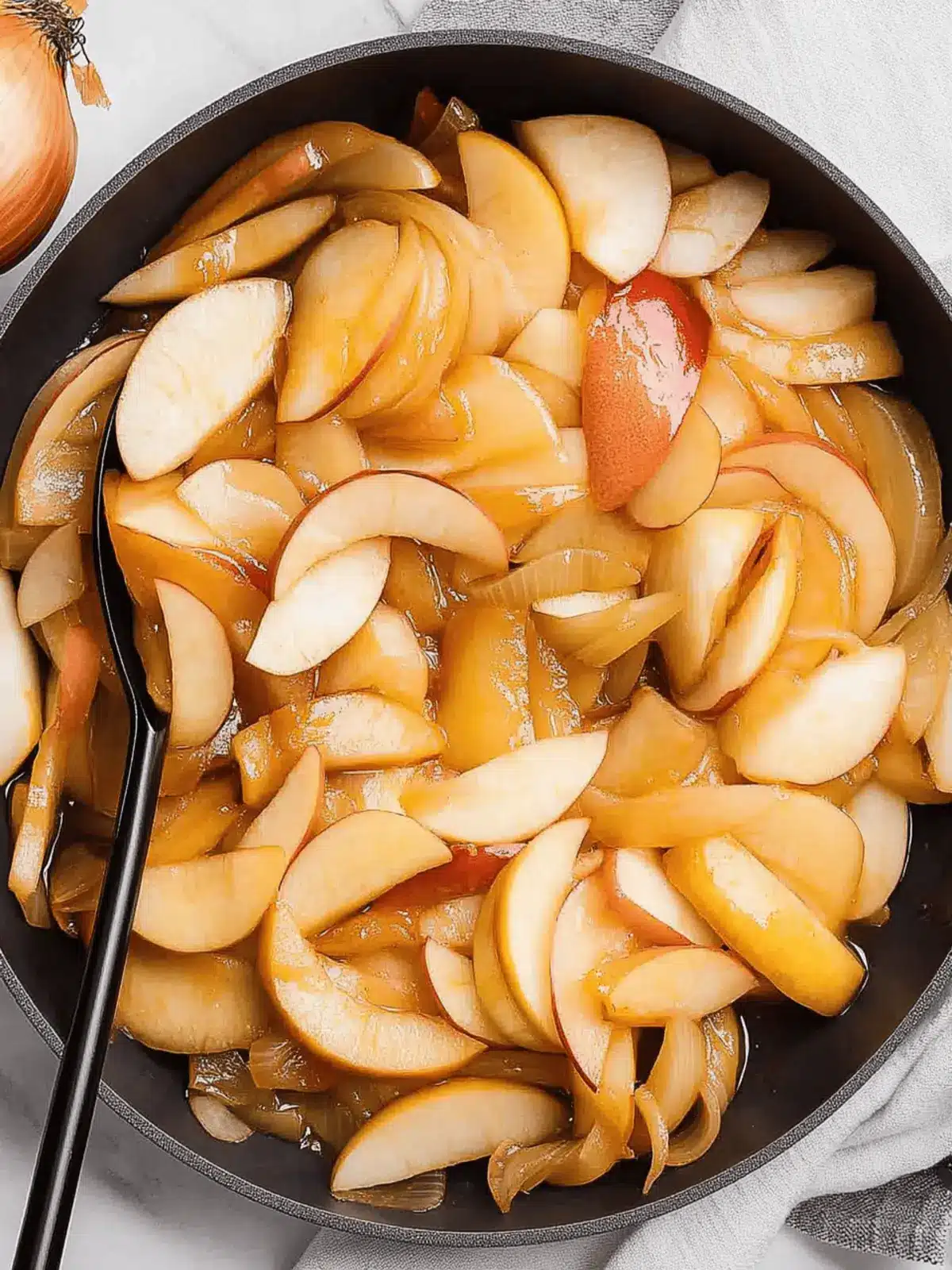 Fried Apples and Onions