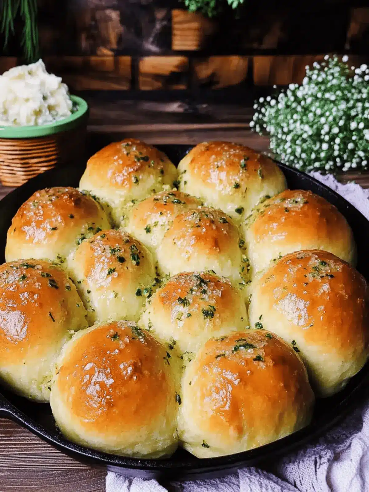 Herbed Potato Rolls