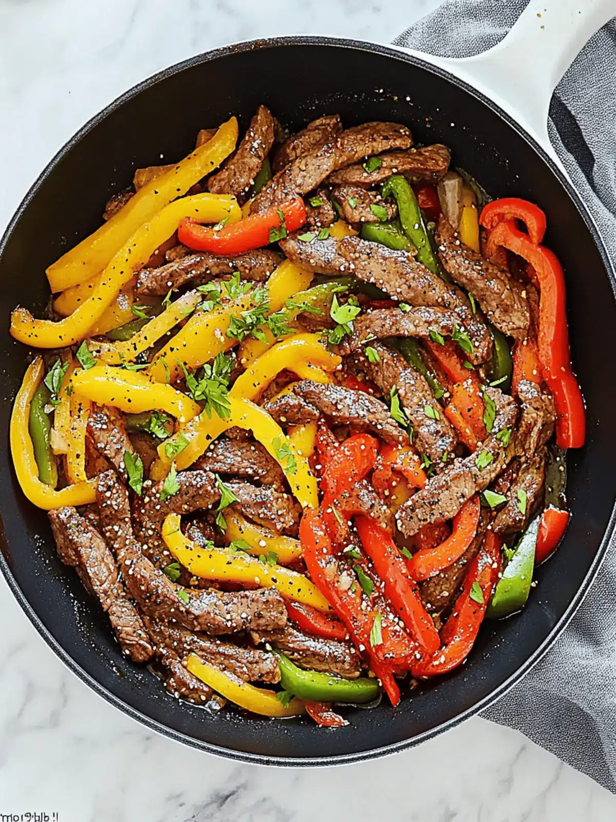 15-Minute Skillet Pepper Steak