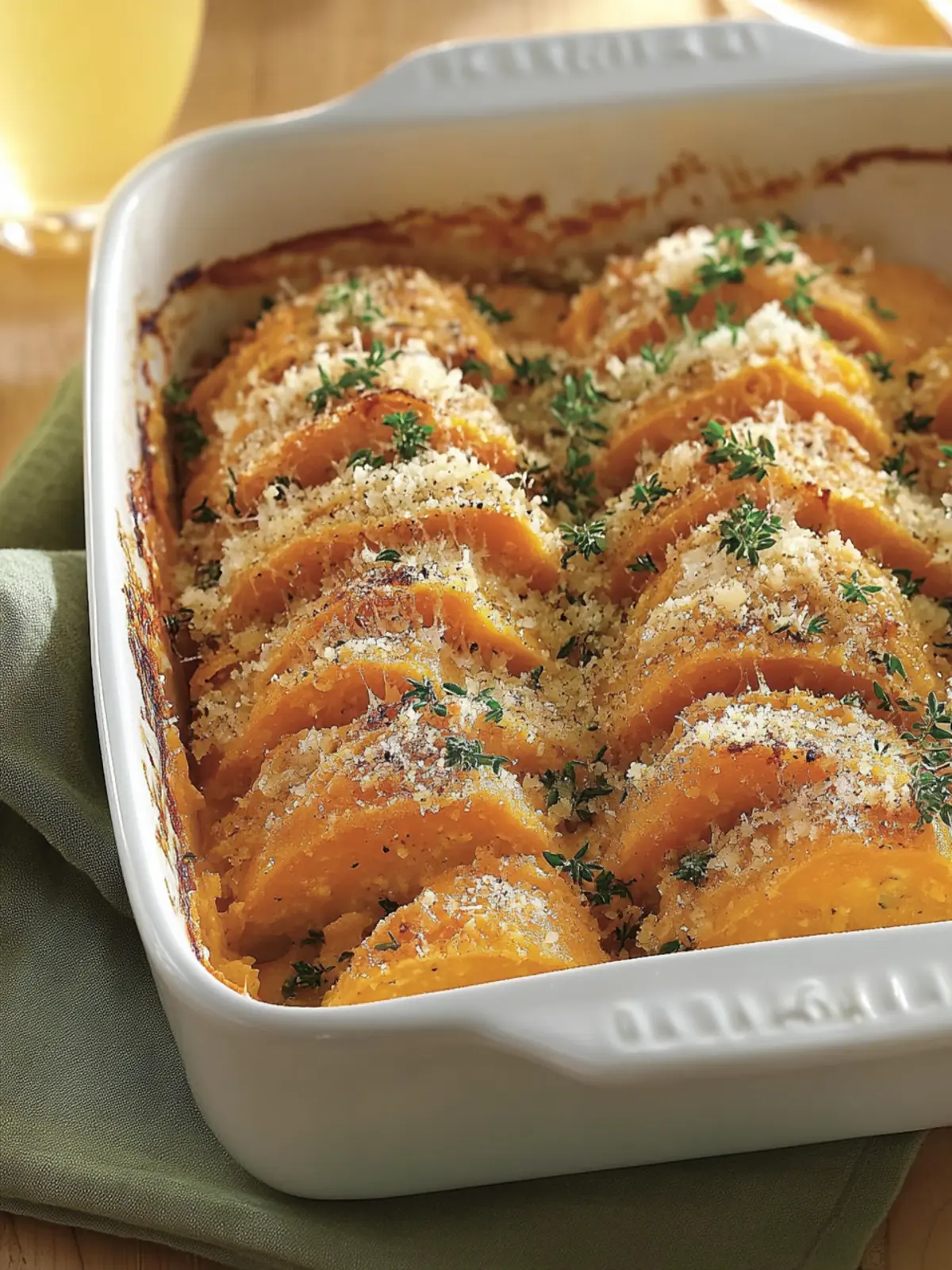 Parmesan-Butternut Squash Gratin
