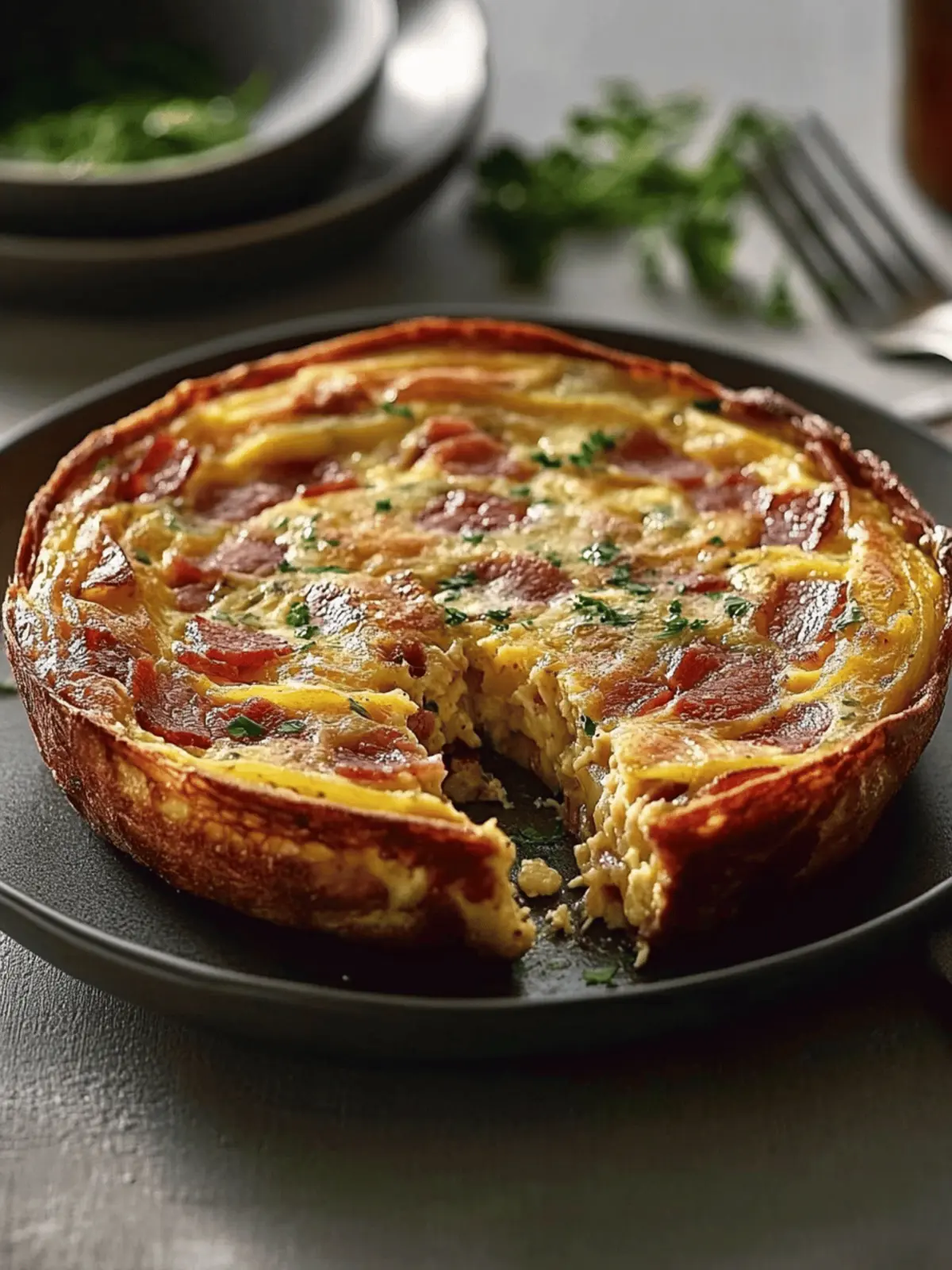 Bacon Potato Frittata