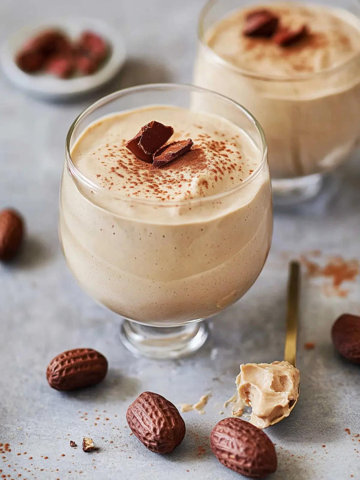 Peanut Butter Mousse with Aquafaba