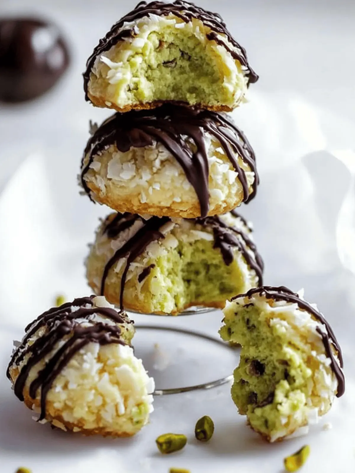 Pistachio Coconut Macaroons
