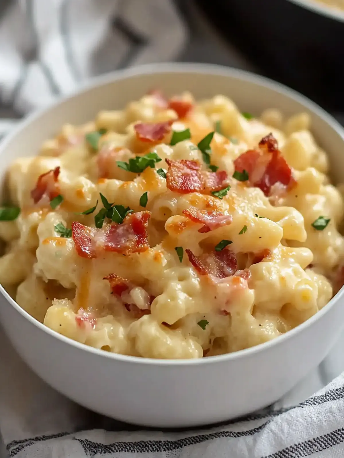 Creamy Bacon Jalapeño Cauliflower Mac and Cheese Delight 5 Bacon Jalapeño Cauliflower Mac and Cheese