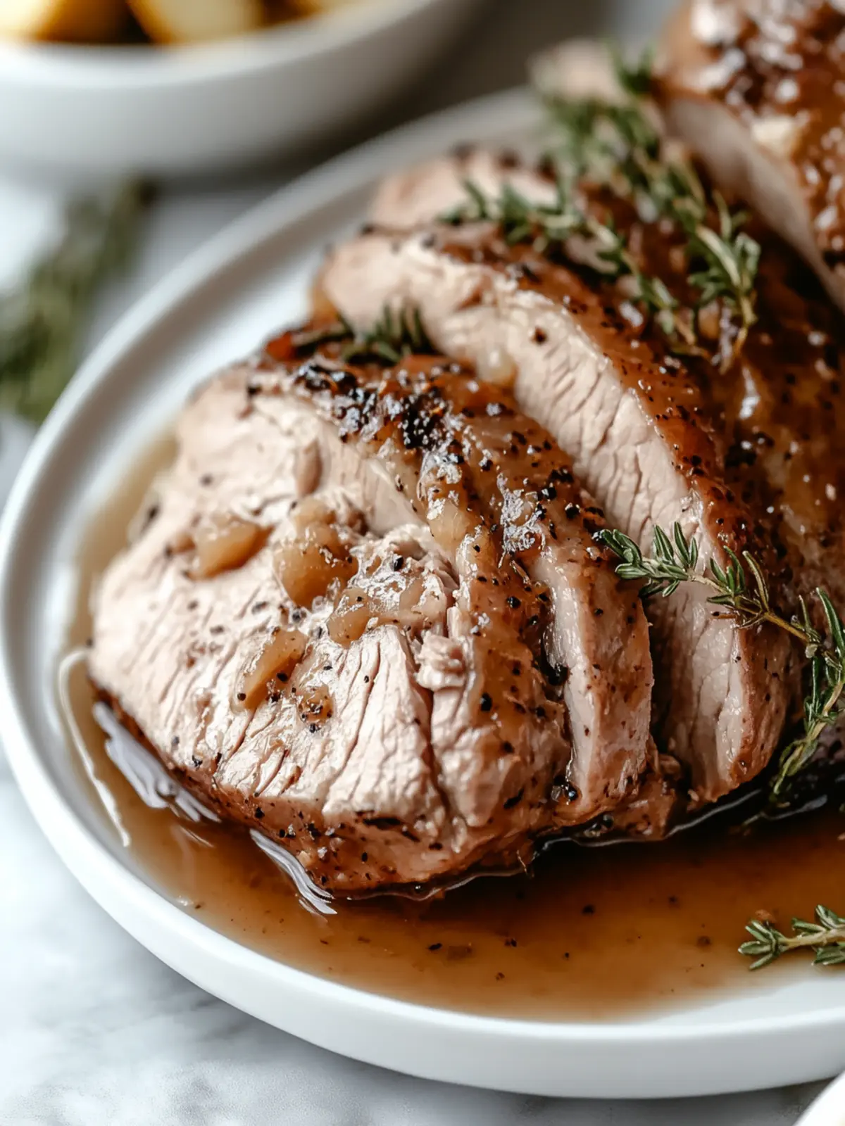 Slow Cooker Apple Cider Pork Roast