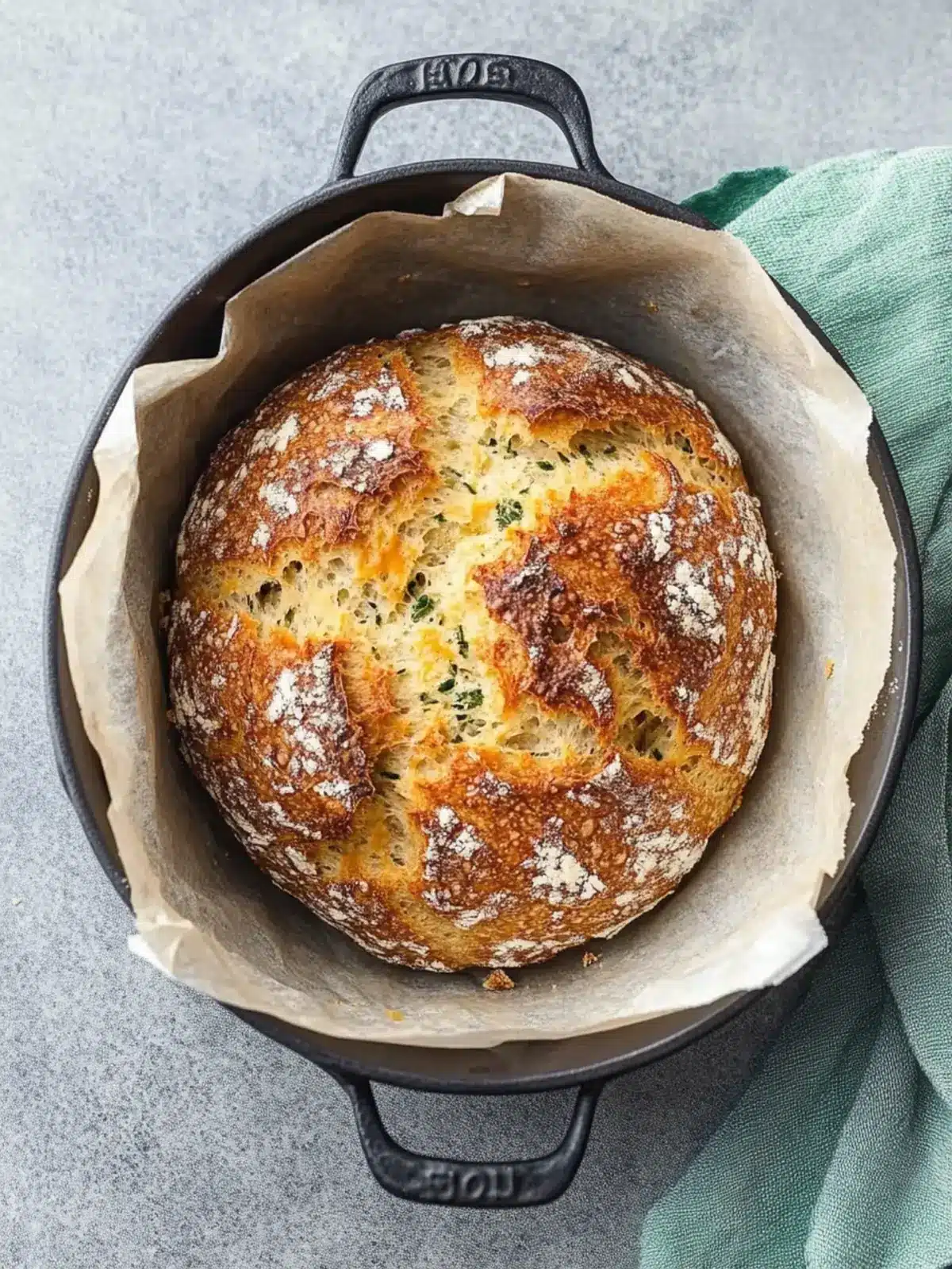 Cheesy Irish soda bread