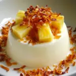 Coconut Cream Panna Cotta with Pineapple